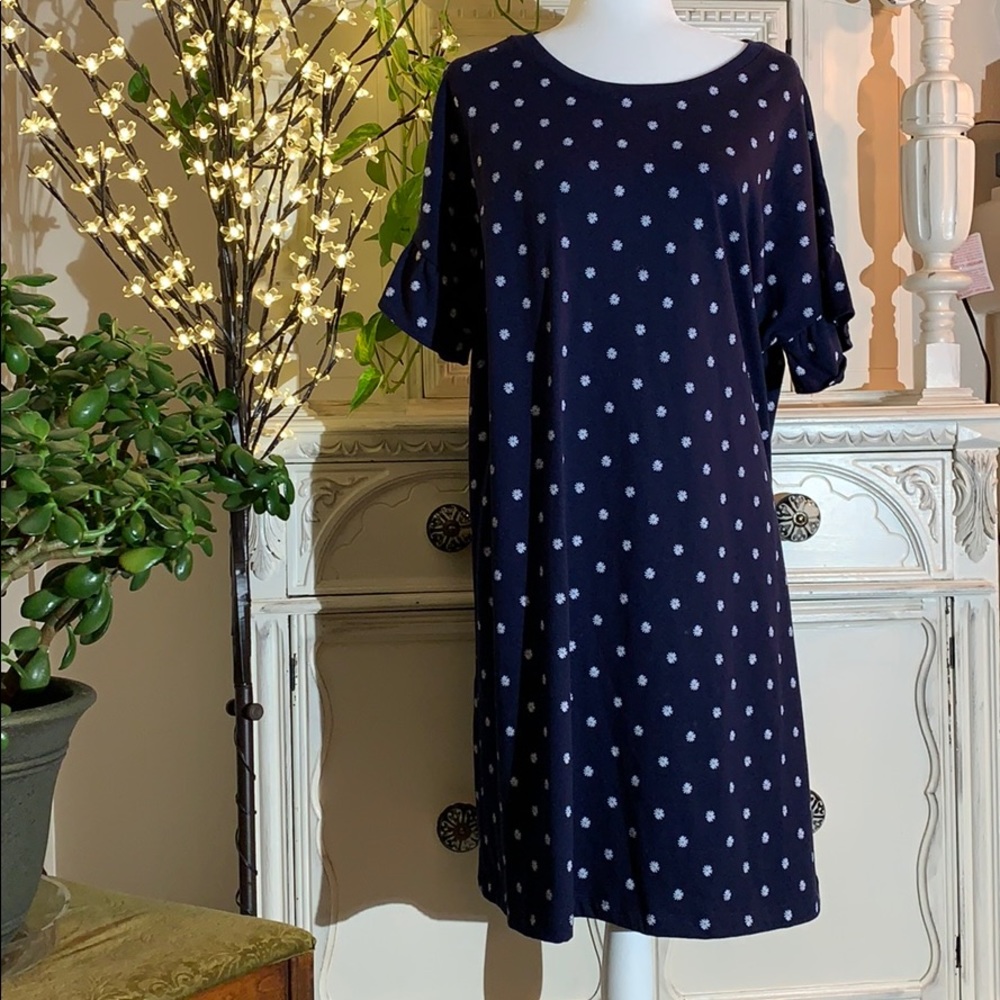 Old navy cotton dress sort sleeves with